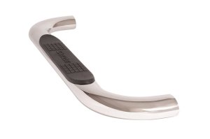 Chevrolet Silverado Nerf Bars - Dee Zee - 4 in. Oval - Stainless Polished - `14-`18